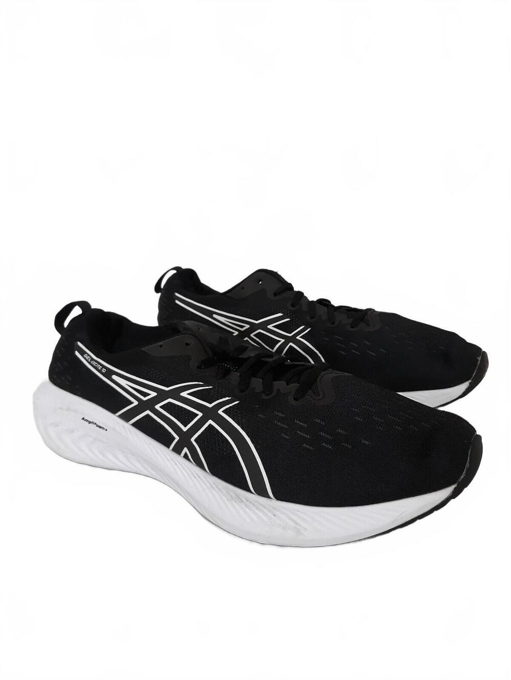 ASICS GEL-Excite 10 Black White 1011B599 Mens Size 12 4E